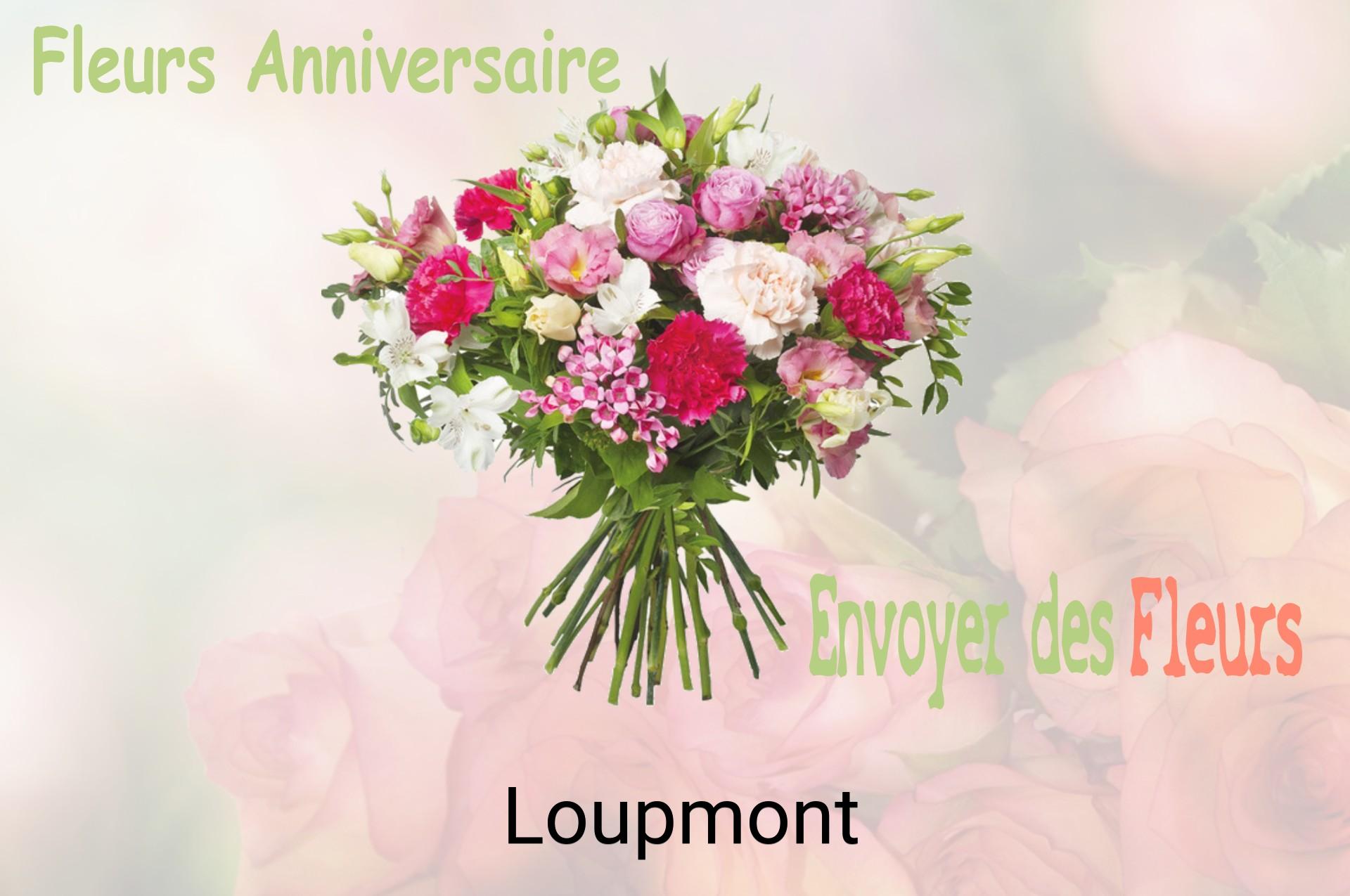 Bouquet de fleurs d’anniversaire livré à Loupmont